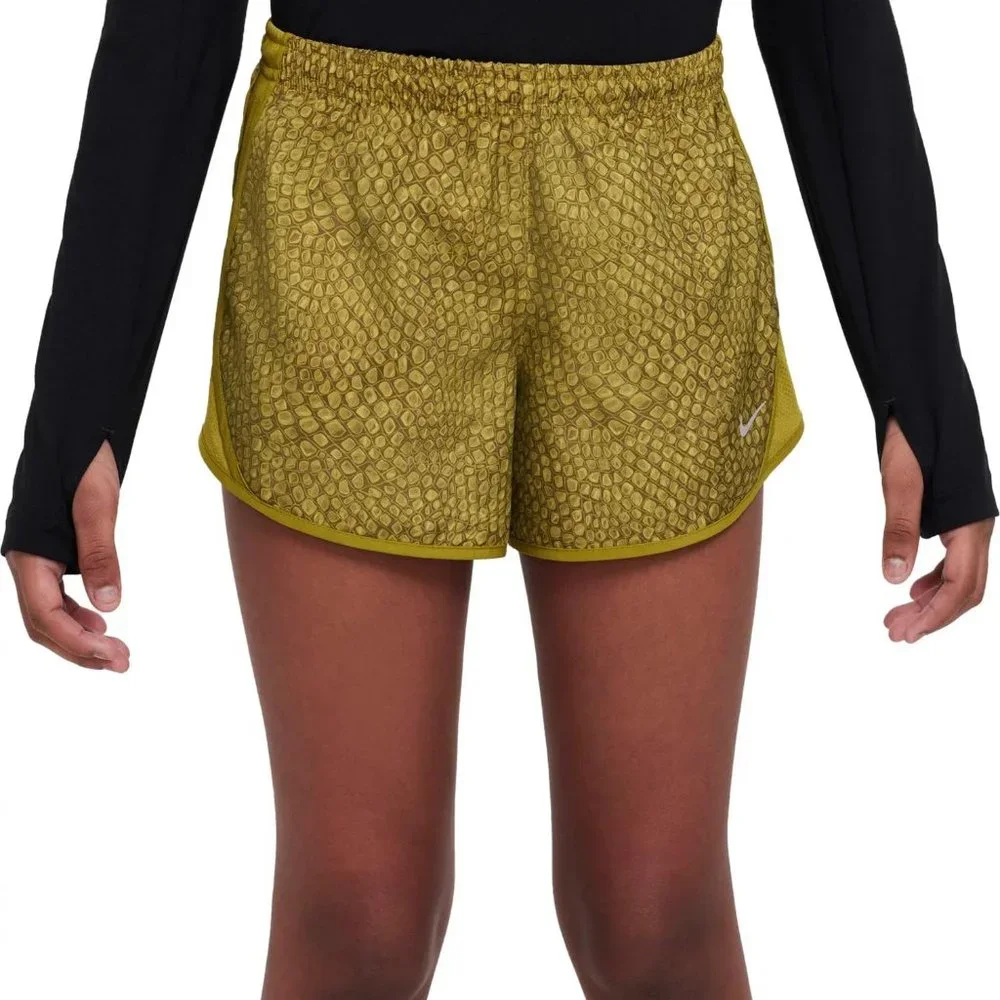 NWT Nike Girls' Alligator Print Tempo Running Shorts - Picture 1 of 7